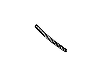 GM 22568077 Molding Assembly, Reveal Quarter Belt *Black