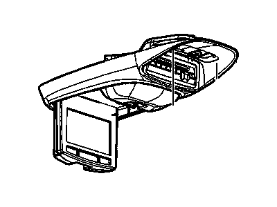 GM 15233645 Display Assembly, Video (W/ Video Disc Player)*Shale