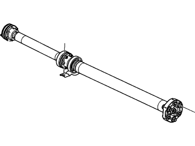 GM 20990071 Propeller Shaft Assembly (W/ Driveline Support)