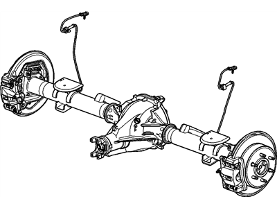 GM 25941101 Rear Axle Assembly (4.10 Ratio)