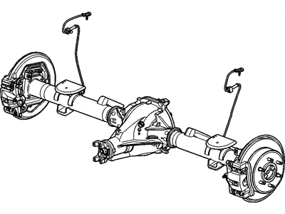 2009 Hummer H3 Axle Shaft - 20782134