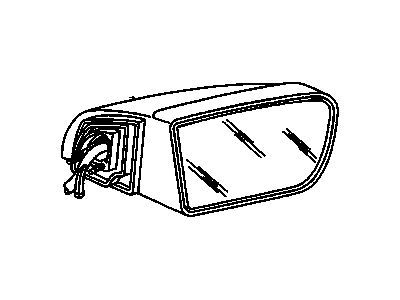 1989 Cadillac Seville Side View Mirrors - 20679384