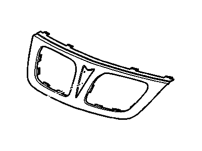 GM 12336070 Grille,Radiator Center *Primed