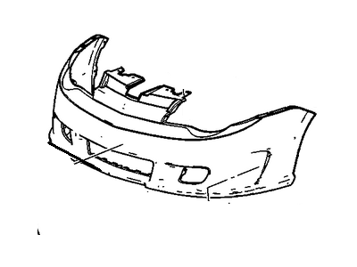 GM 15295309 Front Bumper, Cover