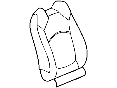 25949618 GM Cover, Passenger Seat Back Cushion *Titanium Illustration 1 of 1