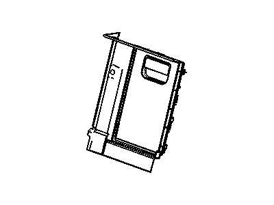 GM 88970294 Door,Rear Compartment Stowage Tray *Gray