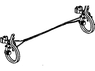 GM 15275548 Rear Compartment Lid Hinge Torque Rod Assembly 15275548 GM Rear Compartment Lid Hinge Torque Rod Assembly Illustration 1 of 1