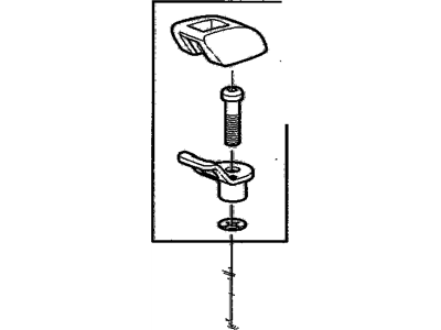 GM 92205243 Bracket,Child Seat Restraint System Belt