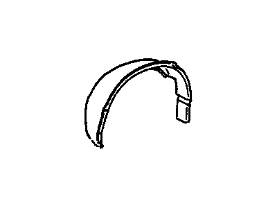 3546172 GM Rear Wheelhouse Outer Panel Illustration 1 of 1