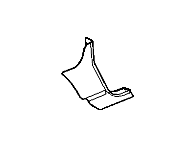 GM 10392646 Panel Assembly, Body Hinge Pillar Trim *Ebony