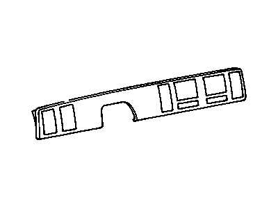 GM 12504547 Plate, Instrument Panel Trim