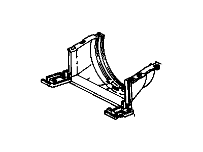 GM 15685905 Shroud, Radiator Fan Lower