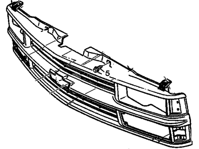 GM 12474498 Grille,Radiator