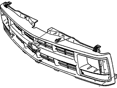GM 15981092 Grille,Radiator