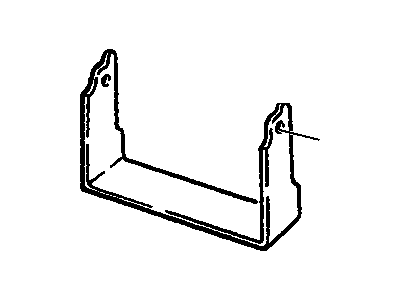 17966206 GM Support Assembly, Front Seat Center Armrest *Black Illustration 1 of 1