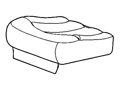 GM 89040920 Cover,Rear Seat Cushion *Pewter