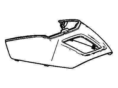 GM 15921834 Cover Assembly, Front Floor Console *Light Trn Slv M