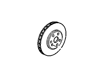 GM 89047762 Rotor,Front Brake