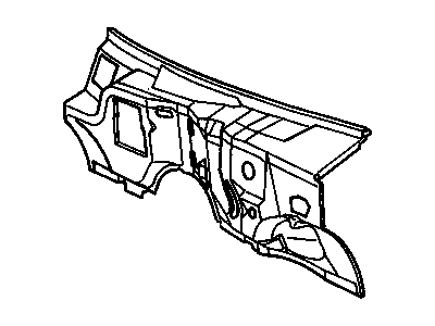 GM 12546778 PANEL, Cowl and Dash Panel