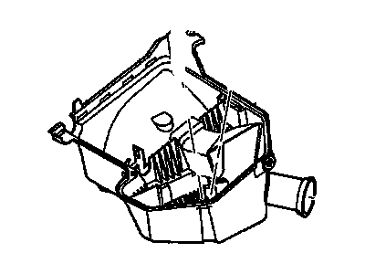 GM 25733809 Housing Assembly, Air Cleaner Lower