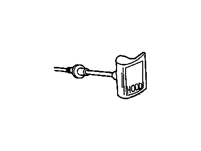 1987 Oldsmobile Calais Hood Cable - 22546637
