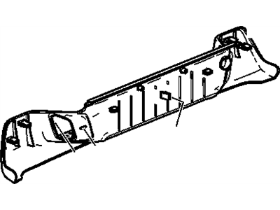 GM 10372929 Pad,Rear Bumper Step Center