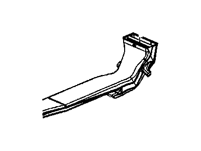 GM 10423643 Duct, Floor Rear Air Outlet