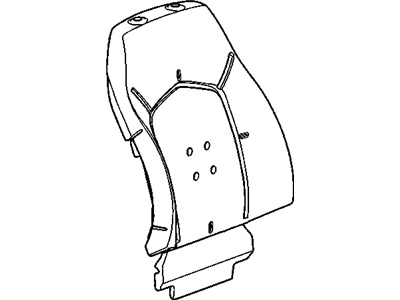 2008 Cadillac CTS Seat Cushion Pad - 25777061