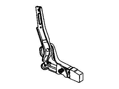 GM 20632686 Support Assembly, Passenger Seat Back Outer Reclining Electric *Black