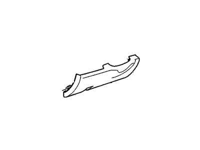 GM 22773448 Bolster Assembly, Instrument Panel Knee *Light Cashmere