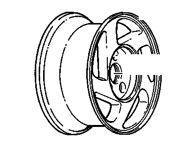 1999 Pontiac Grand Am Spare Wheel - 9592623