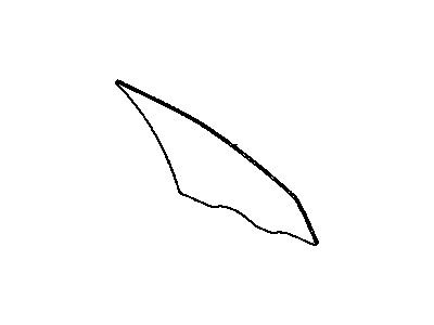 GM 25734408 Window, Front Side Door
