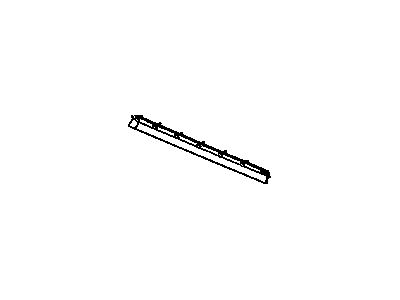 GM 25641830 Weatherstrip, Rear Side Door Lower