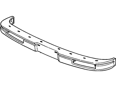 GM 25521572 Bar, F/Bumper Impact