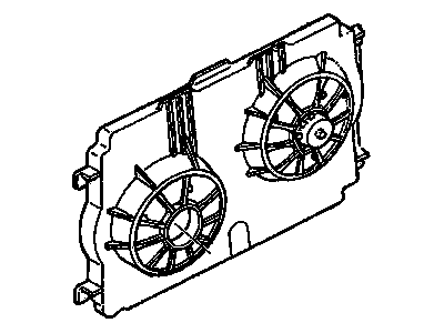 GM 22125220 Shroud Kit,Engine Coolant Fan (Electric)