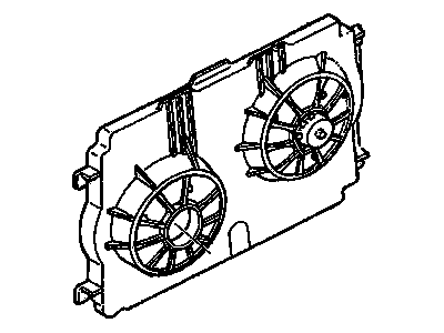 Pontiac Firebird Fan Shroud - 22125220