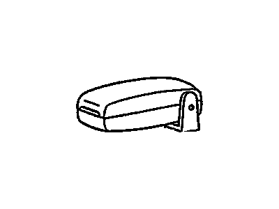 12513849 GM Front Seat Arm Rest Armrest Illustration 1 of 1