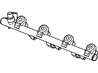 Chevrolet Equinox Fuel Rail - 12701658