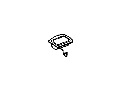 88895989 GM Instrument Panel Airbag Illustration 1 of 1