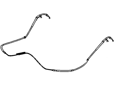 GM 15875458 Cable Assembly, Parking Brake Rear