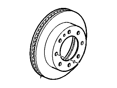 GM 26088273 Rear Brake Rotor