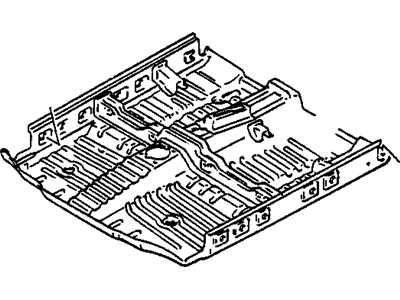 GM 96061785 Panel,Floor