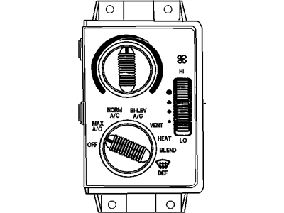 GMC Sonoma A/C Switch - 16205774