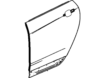 GM 20921336 Panel Assembly, Rear Side Door Outer