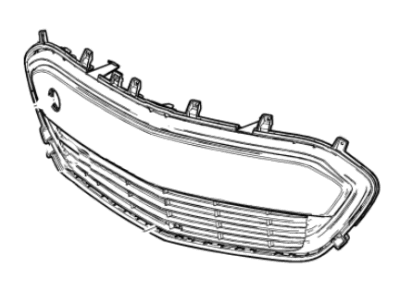 GM 42708390 Grille Assembly, Front Lwr