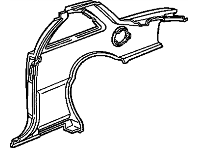 GM 12362384 PANEL, Rear Quarter Outer