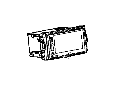 GM 15791221 Radio Assembly, Amplitude Modulation/Frequency Modulation Stereo & Clock & Audio Disc