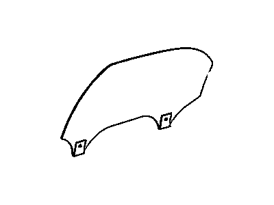 16640343 25639759 - Genuine GM Rear Side Door Window