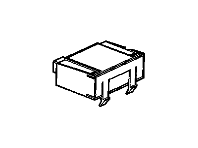 15835530 GM Remote Control Door Lock Receiver Assembly Illustration 1 of 1