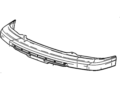 GM 19209326 Bar Asm,Front Bumper Imp (Elpo Coated)